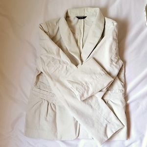 EUC J. CREW Corduroy Long Sleeve Peplum Jacket Women's M